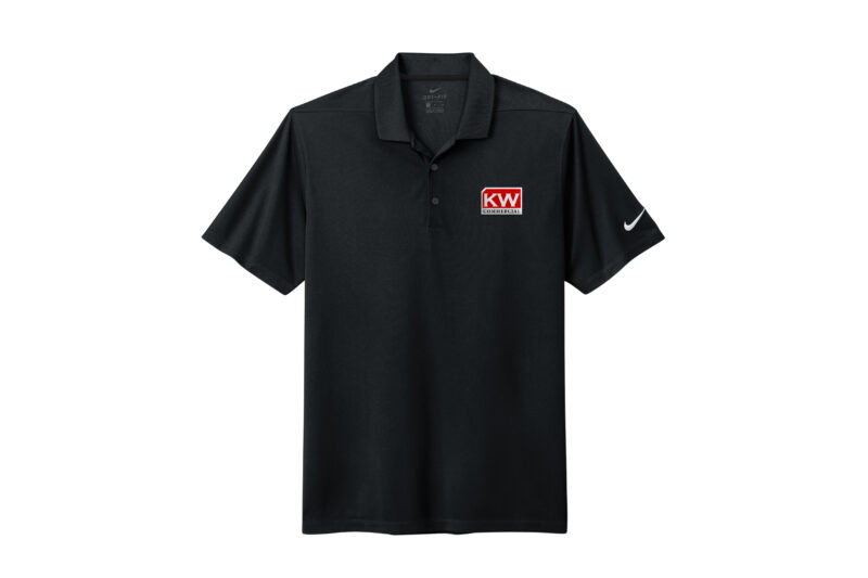 Nike Mens Short Sleeve Polo with KW Commercial Logo - Image 2
