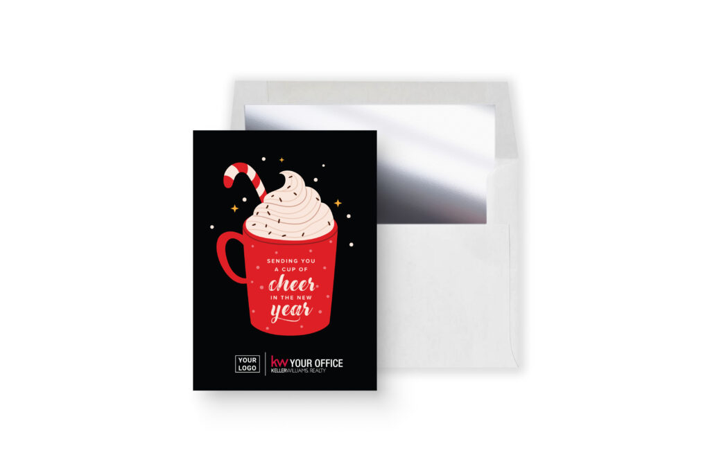 Holiday Greeting Cards - Sending You A Cup of Cheer