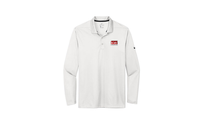 Nike Mens Long Sleeve Polo with KW Commercial Logo - Image 3