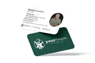 PLACE | Your Team Colorado Luxury Business Card