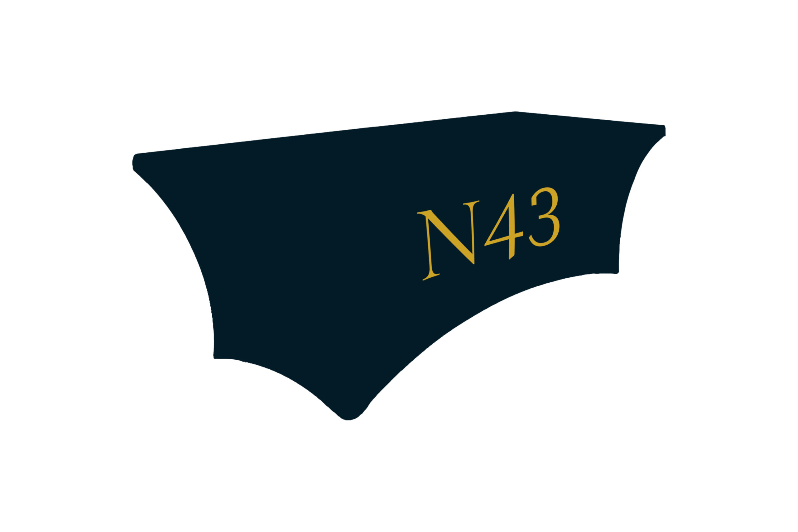 N43 | 6ft. 3-sided Table Throw with Custom Print