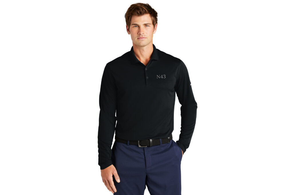 N43 | Nike Mens Long Sleeve Polo